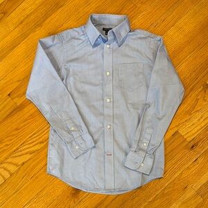 Boys Tommy Hilfiger Blue Button Down Shirt Classic Fit, Sz 12